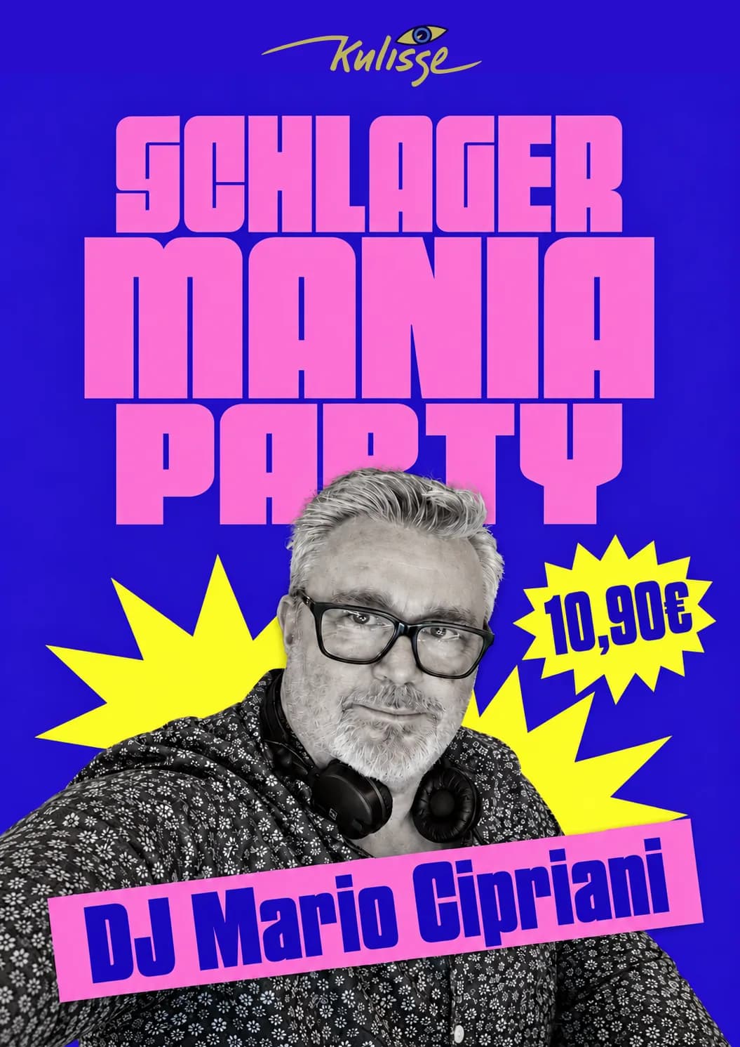 Plakat: Schlager Mania Party