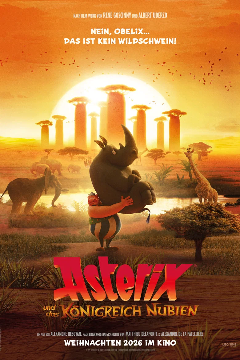 Plakat: Asterix und das Königreich Nubien